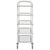 5-Tier Kitchen Trolley 107x55x147 cm Stainless Steel