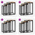 Nesting Tables 3 pcs Solid Teak Wood and Polyresin