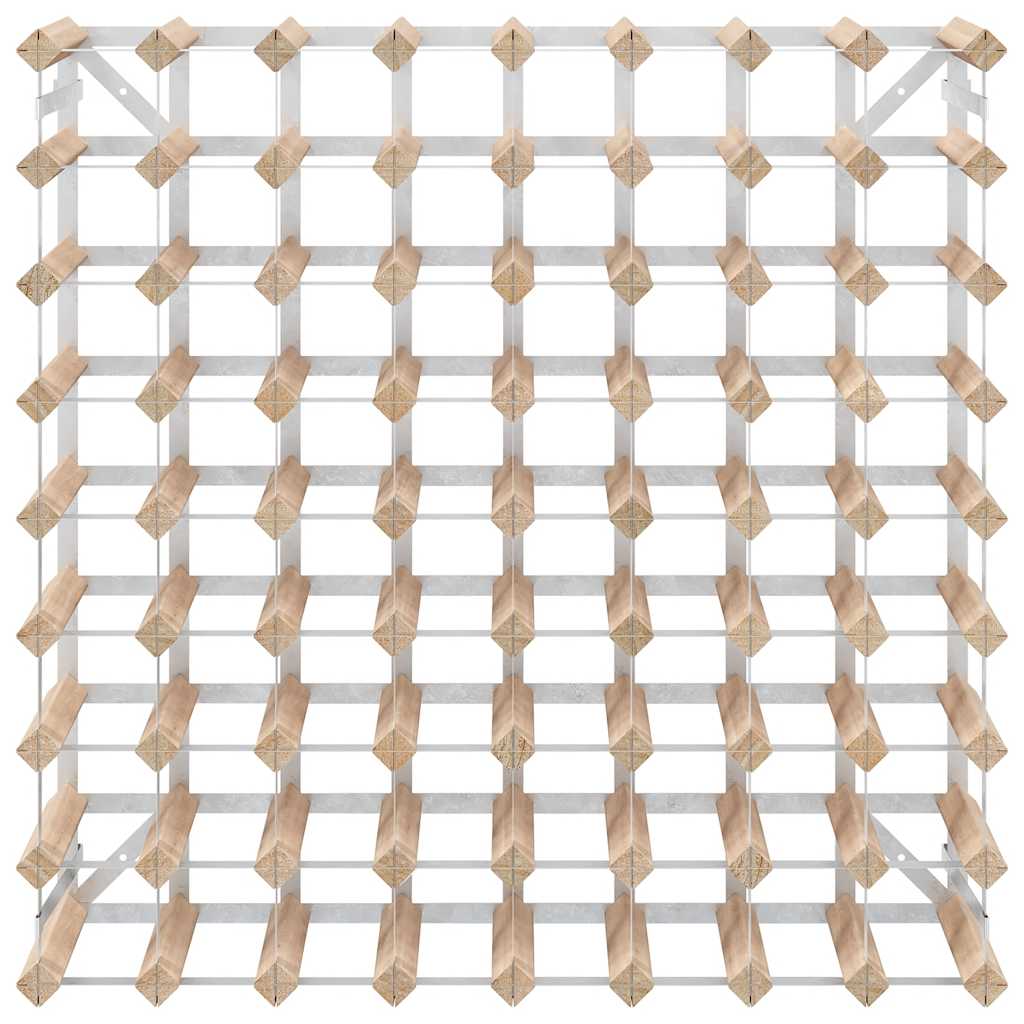 Wine Rack for 72 Bottles Solid Pinewood