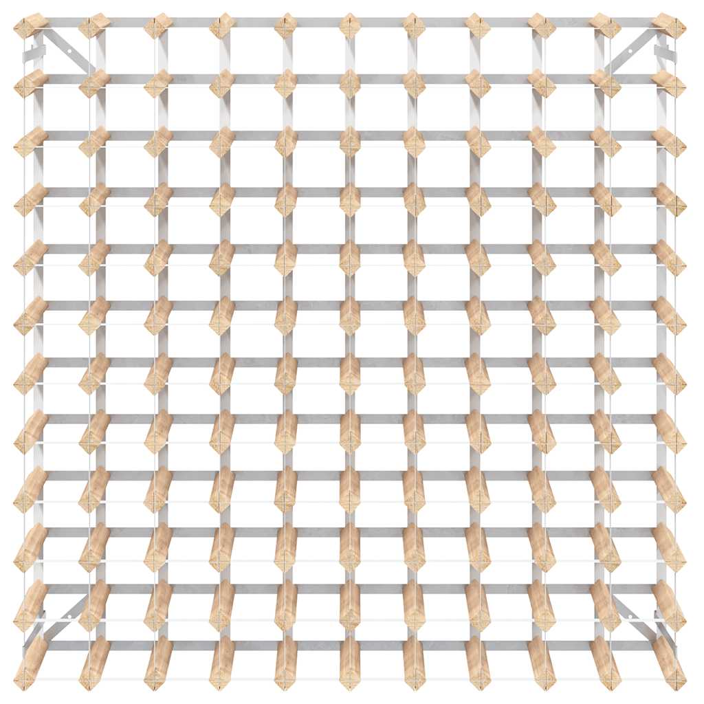 Wine Rack for 120 Bottles Solid Pinewood