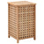 Laundry Bin 39x39x65 cm Solid Walnut Wood