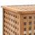 Laundry Bin 39x39x65 cm Solid Walnut Wood