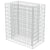 Gabion Raised Bed Galvanised Steel 90x50x100 cm