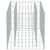 Gabion Raised Bed Galvanised Steel 90x50x50 cm
