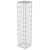 Gabion Wall with Covers Galvanised Steel 20x20x100 cm