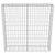 Gabion Wall with Covers Galvanised Steel 100x20x100 cm