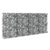 Gabion Wall with Covers Galvanised Steel 200x20x85 cm