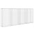 Gabion Wall with Covers Galvanised Steel 200x20x85 cm