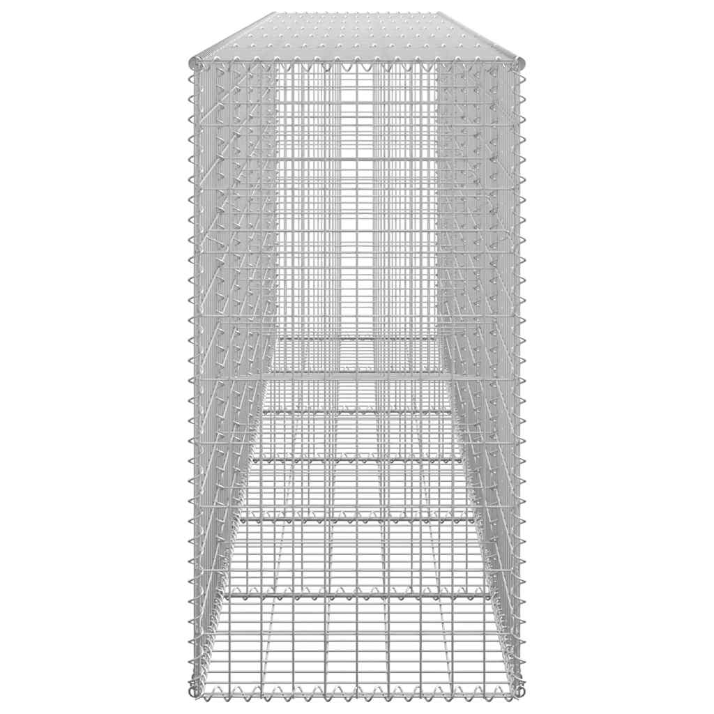 Gabion Wall with Covers Galvanised Steel 300x50x100 cm