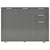 Sideboard High Gloss Grey 107x35x80.5 cm