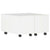 Coffee Table High Gloss White 60x60x35 cm Engineered Wood