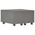 Coffee Table High Gloss Grey 60x60x35 cm Engineered Wood