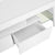 TV Cabinet with LED Lights High Gloss White 130x35x45 cm
