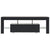 TV Cabinet with LED Lights High Gloss Black 130x35x45 cm