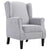 Armchair Light Grey Fabric