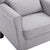 Armchair Light Grey Fabric