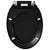 Soft-close Toilet Seat with Quick-release Design Black