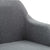 Swivel Dining Chairs 2 pcs Light Grey Fabric