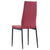 Seven Piece Dining Set Wine Red