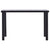 Dining Table Black and Concrete Grey 120x60x75 cm MDF