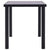 Dining Table Black and Concrete Grey 140x70x75 cm MDF