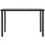 Dining Table Black and Concrete Grey 160x80x75 cm MDF