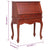 Secretary Desk Brown 78x42x103 cm Solid Mahogany Wood