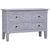 Sideboard with 2 Drawers 90x30x60 cm Solid Mahogany Wood