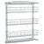 3-Tier Pull-out Kitchen Wire Basket Silver 47x15.5x55.5 cm