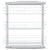 3-Tier Pull-out Kitchen Wire Basket Silver 47x25x56 cm