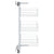 3-Tier Pull-out Kitchen Wire Basket Silver 47x25x56 cm