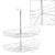 2-Tier Kitchen Wire Basket Silver 180 Degree 75x38x80 cm