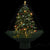 Snowing Christmas Tree with Umbrella Base Green 75 cm