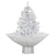 Snowing Christmas Tree with Umbrella Base White 75 cm