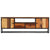 TV Cabinet 120x30x40 cm Solid Reclaimed Wood and Steel