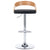 Bar Stools 2 pcs Black Faux Leather and Bentwood
