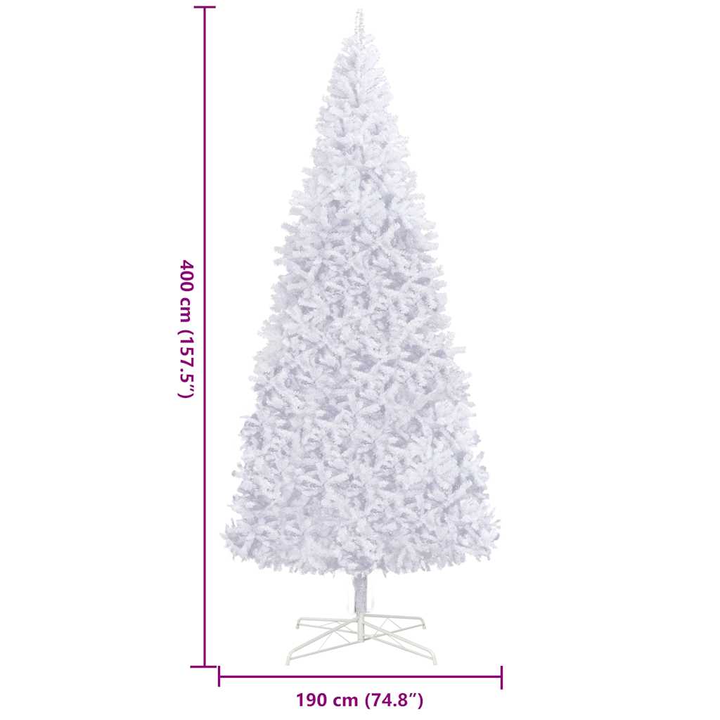 Artificial Christmas Tree 400 cm White