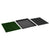 Pet Toilet with Tray & Faux Turf Green 64x51x3 cm WC