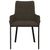 Dining Chairs 2 pcs Brown Fabric