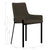 Dining Chairs 2 pcs Brown Fabric