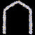 Christmas Garland with LED Lights 10 m White