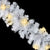 Christmas Garland with LED Lights 10 m White