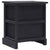 Nightstands 2 pcs Black 38x28x45 cm Paulownia Wood