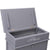 Shoe Cabinet Grey 50x28x98 cm Paulownia Wood