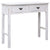 Console Table Antique White 90x30x77 cm Wood