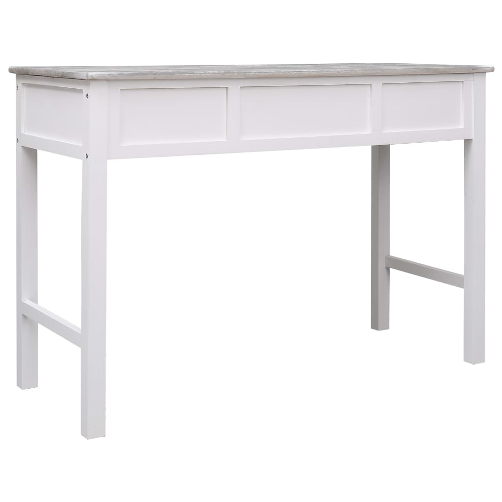 Writing Desk Grey 110x45x76 cm Wood