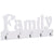 Wall Mounted Coat Rack FAMILY 74x29.5 cm