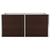 Raised Garden Bed Brown 160x80x77 cm Galvanised Steel