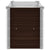 Garden Raised Bed Brown 160x40x45 cm Galvanised Steel