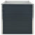 Raised Garden Bed Anthracite 160x80x77 cm Galvanised Steel